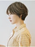 マッシュショート・ニュアンスパーマ・ショートヘア・銀座