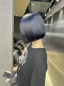 ペレ 栄店(PELE) 黒髪/ボブルフ/ネビージュ/小顔/ワンレン/栄/髪質改善/前髪