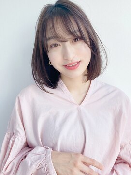 ケーツー エソラ池袋店(K-two) シースルー 前髪で小顔骨格補正ボブ［髪質改善/池袋&目白&大塚］