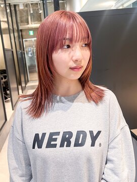 アルバム 銀座(ALBUM GINZA) メルティカラー似合わせカットマロンベージュ_F20400