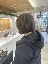 ステアケース 武蔵小杉店(stair:case)&nbsp;大人のデザインカラー 白髪もぼかせる 切りっぱなしボブ