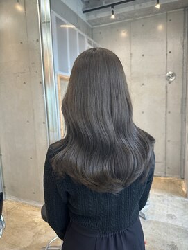 ホネン(honen) ブリーチなしオリーブグレージュ×韓国ヘア 薬院/天神/博多