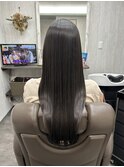 ロング×縮毛矯正