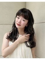 ジョエミバイアンアミ(joemi by Un ami)&nbsp;ロングパーマ / ニュアンスパーマ / 暗髪カラー