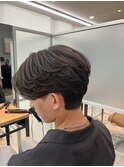 毛流れしっかり センターパート