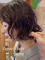 エスポワール(Espoir)&nbsp;外国人風フレンチパーマ× ボブ