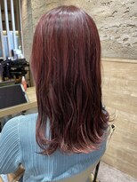 アンリオ ティエラ(an rio TIERRA)&nbsp;ツヤ感コーラルピンク暖色カラーブリーチなし