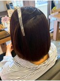 【12.縮毛矯正×髪質改善】白髪染め・ショートカットも◎