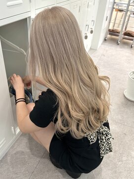 サンクプロジェクト(cinq PROJECT) 原宿韓国顔まわりミルクティーベージュヘーゼルベージュベージュ