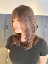 キャンバス 川崎(canvas.)&nbsp;レイヤーカット/グレーベージュ／髪質改善／川崎