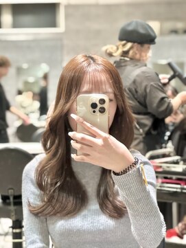 アンダーバーホワイト 天王寺阿倍野店(_WHITE) ロングレイヤー レイヤーカット  韓国ヘア