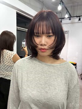 ブラウンズ(BROWNS) Cherry pink×layer