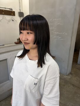 ヘアーワークスヴィクサス 諫早店(HAIR WORKS VIXUS) 【荒木 夏暢】顔周りカット×前髪インナー