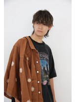 ロアー ヘアー マックイーン 流山おおたかの森店(RAWR hair McQueen) 【RAWR】ラフな質感のマッシュウルフで魅せる韓国ストリート