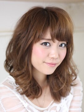 エミル 国分寺(emile) ベージュカラーの愛されフェミニンボブ【国分寺】