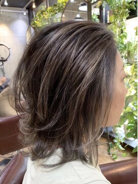 ロダット 横浜(LODAT by little) 3Dハイライト×外ハネ【LODAT横浜】