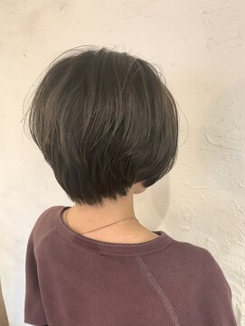 ルフレ 新宿本店1st(Reflet) 《アッシュベージュ×ショートボブ》#新宿#新宿三丁目#髪質改善