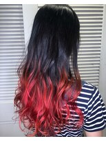 ヘアーワークス ヘルム 渋谷店(HAIR WORKS HELM)&nbsp;HELM nansp☆レッドグラデーション☆