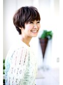 ショートなのに女っぽい☆