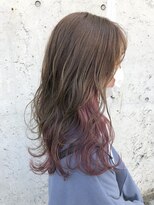 レーヴ(Reve)&nbsp;インナーカラー×ピンク×ロング【レーヴ】