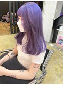 ホワイトに色落ちするラベンダーカラー