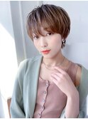 短すぎないふんわり束感ショートヘア【arts 調布】