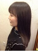コバルトブルーとグレーパールのミックスカラー