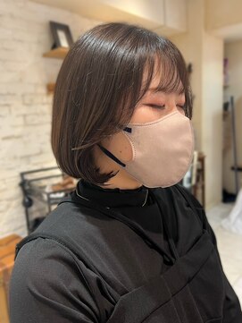 ラボヌール ヘアー エクラ(La Bonheur hair eclat) 韓国風ミニボブ