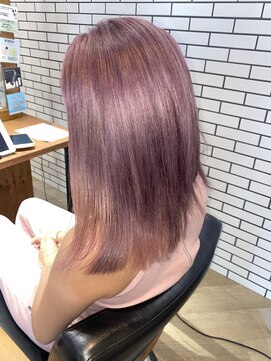 ラフ バイ マグ 南松本(R.A.F. by Mag) 10代20代30代ブリーチカラーピンクベージュ