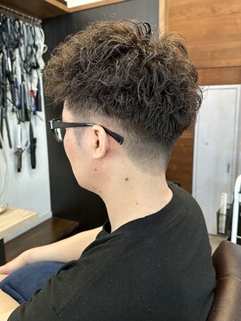 アイリーヘアデザイン(IRIE HAIR DESIGN) 【IRIE HAIR赤坂】アップバングメンズパーマ
