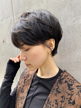 ハルキ ミナト ジャパン オオサカ(HARUKI MINATO japan OSAKA) 40代50代小顔似合わせカットくびレイヤーエモージュ大人可愛い