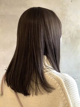 カムジーヘッド(COMEGHEAD) ダブルカラーミルクティーベージュカラーブルーブラックブリーチ