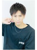 ナチュラル　束感　ベリーショート　刈り上げ　ツーブロ