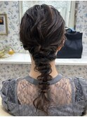 編み下ろし♪ /結婚式お呼ばれヘア/参列ヘア/二次会ヘア
