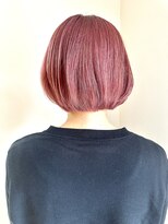 リノア 鵠沼海岸(LINOA)&nbsp;デザインカラー/レイヤーカット/ウェットヘア/オリーブベージュ