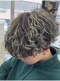 熊本メンズサロン 波巻きパーマ 波巻きスパイラルMEN'SHAIR