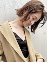 ミンクス 原宿店(MINX) 【MINX原宿表参道】柔らかベージュボブ