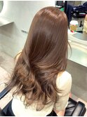 ブリーチなしブラウンカラー×レイヤーカット【chisato】