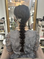 セット アンド バイ ルゥーダ 品川駅前店(SET and..by Rouxda.)&nbsp;編み下ろしローポニー