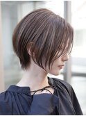 表参道白髪ぼかし髪質改善カラーウルフショートボブ40代50代60代