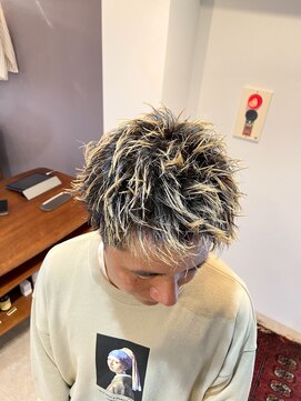 パープル(PURPLE) メンズカット/スパイキーショート/メンズショート