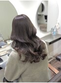 髪質改善 スーパーロング ワンレングス レイヤー 韓国風巻き