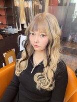 ボアップ(boappu) #プルエクステ#インナーカラー