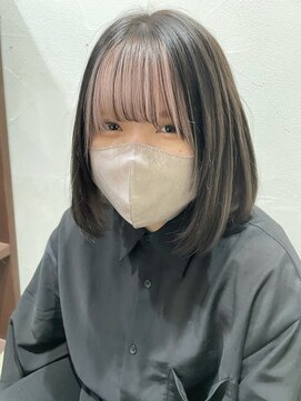 カーム(calm) 黒髪/クラゲヘアー/オリーブグレー/小顔/ココアベージュ/鹿島田