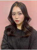 黒髪/クラゲヘアー/オリーブグレー/小顔/ココアベージュ/渋谷