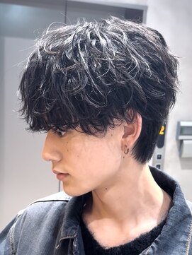 フィフスパーク(fifth PARK) 渋谷緩めシャドウパーマfifth短めシースルーラウンドマッシュ