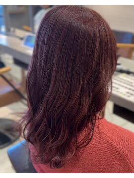 ヘアアンドメイク アース 入間店(HAIR&MAKE EARTH) 髪質改善×ラベンダーピンクカラー