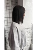 切りっぱなしボブ