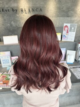ビーストバイブランカ 刈谷三河安城(BEEst by BLANCA) 春におすすめのハイライトカラー×ピンクブラウン