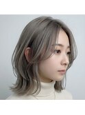【シルバーグレージュ】狭山でブリーチ＆髪質改善TRで極上の艶